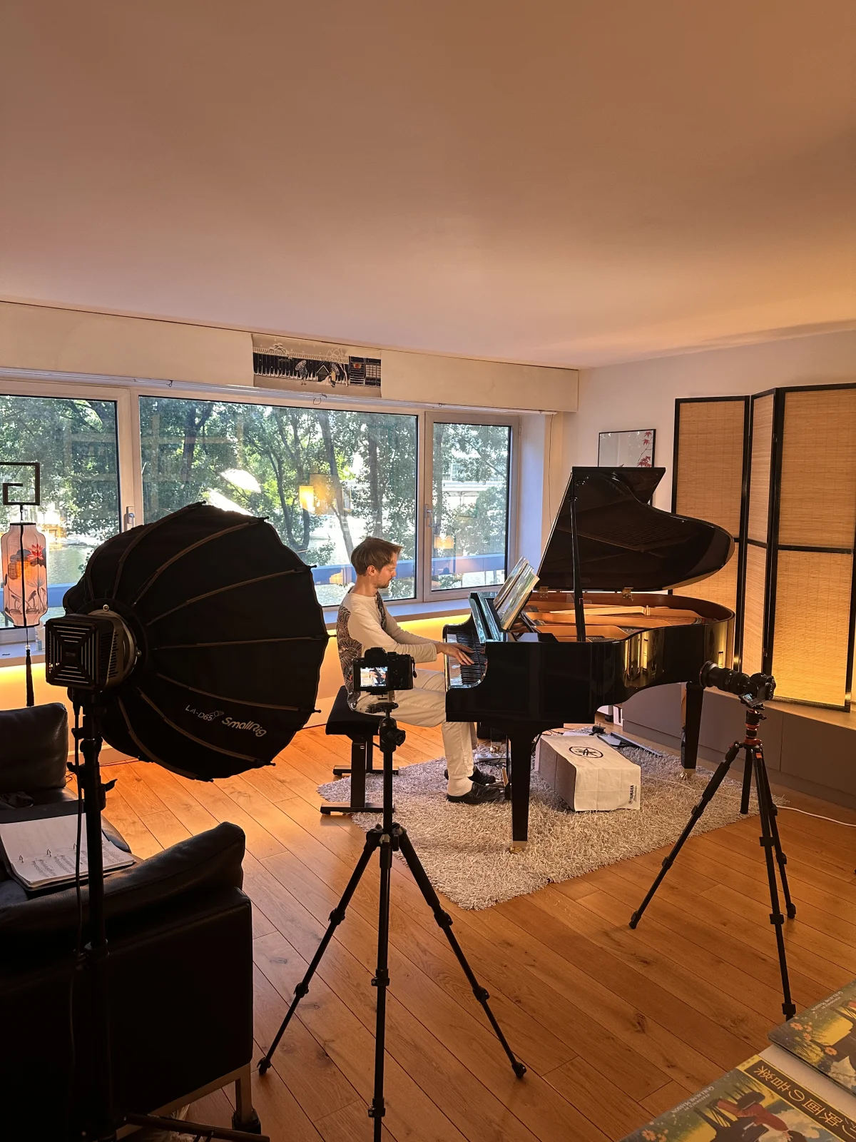 Photo additionnelle du tournage avec Guillaume Masson
