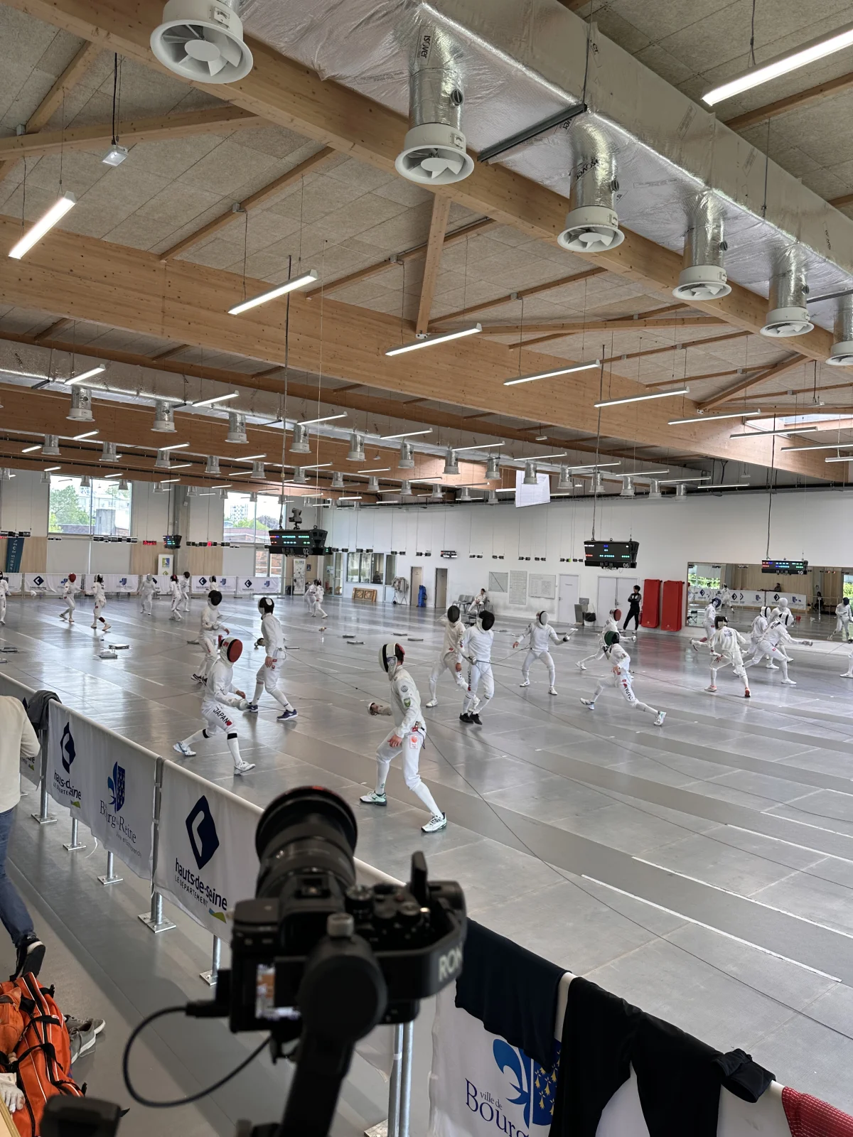 Photo additionnelle du tournage avec Gauthier Grumier