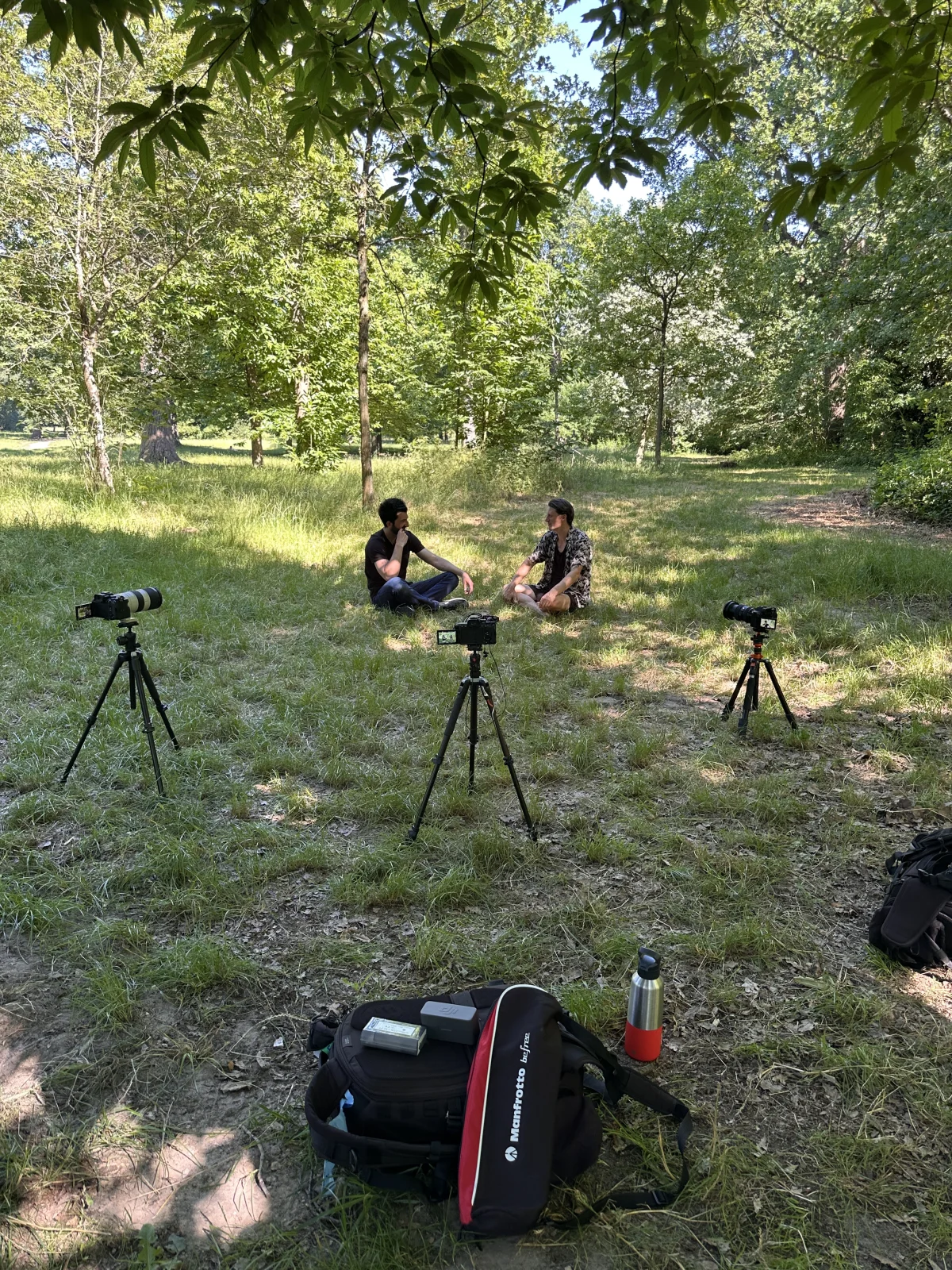 Photo additionnelle du tournage avec Andréa Catozzi