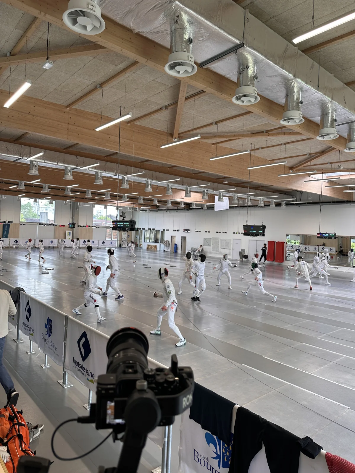 Photo additionnelle du tournage avec Gauthier Grumier